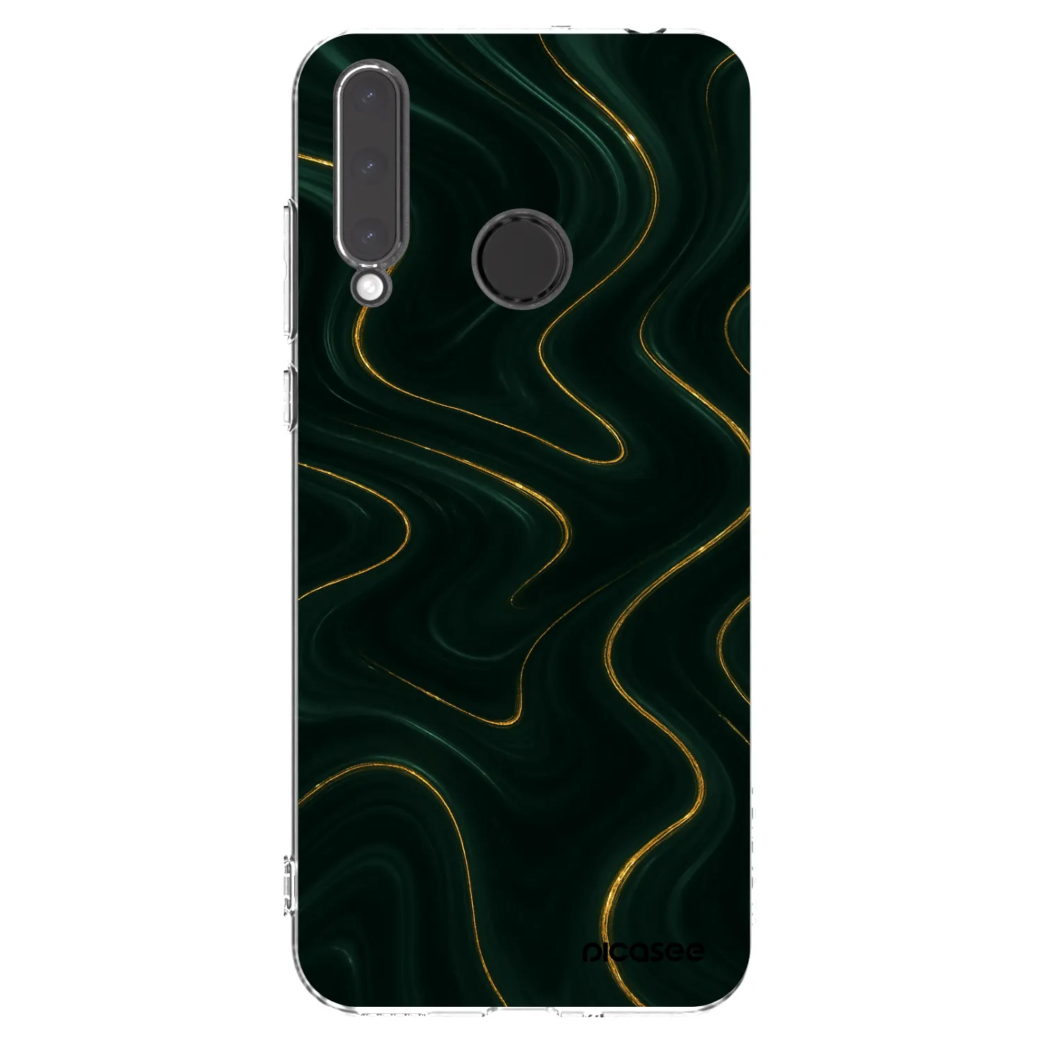 Picasee silikonowe przeźroczyste etui na Honor 20 Lite - Vawes