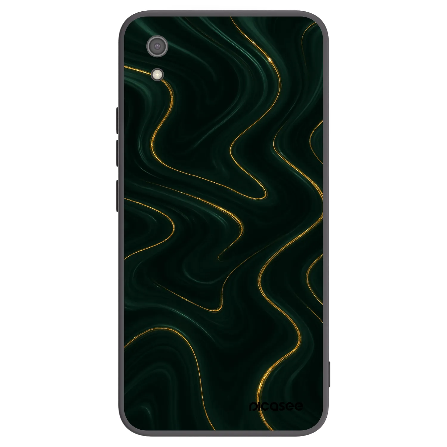 Picasee silikonowe czarne etui na Xiaomi Redmi 7A - Vawes