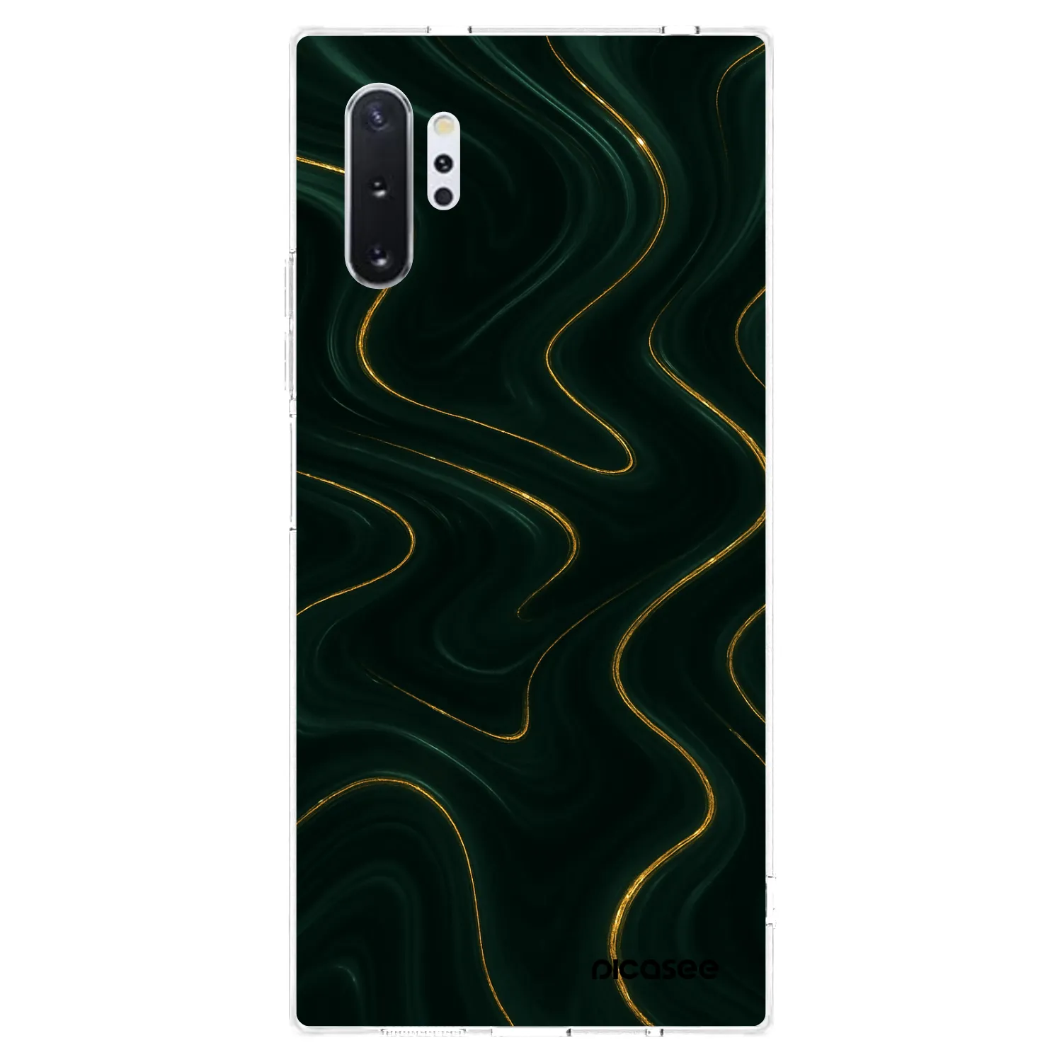 Picasee silikonowe przeźroczyste etui na Samsung Galaxy Note 10+ N975F - Vawes