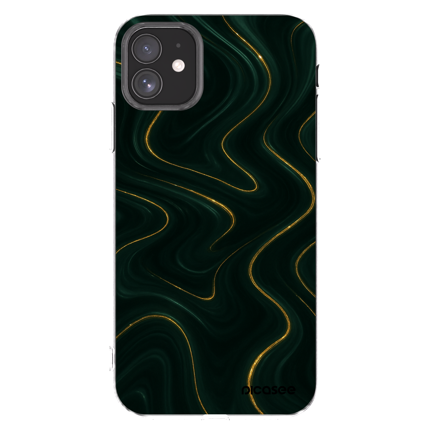 Picasee silikonowe przeźroczyste etui na Apple iPhone 11 - Vawes