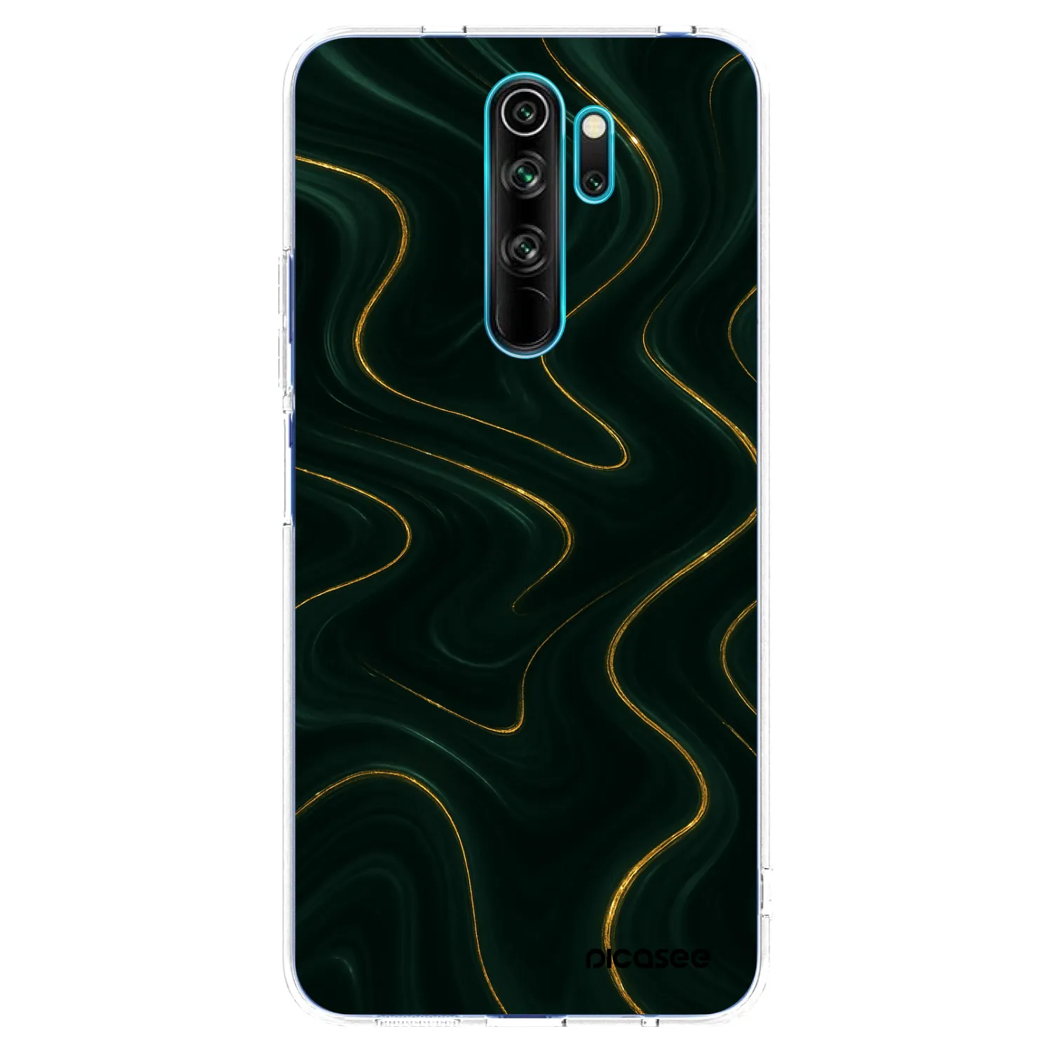 Picasee silikonowe przeźroczyste etui na Xiaomi Redmi Note 8 Pro - Vawes