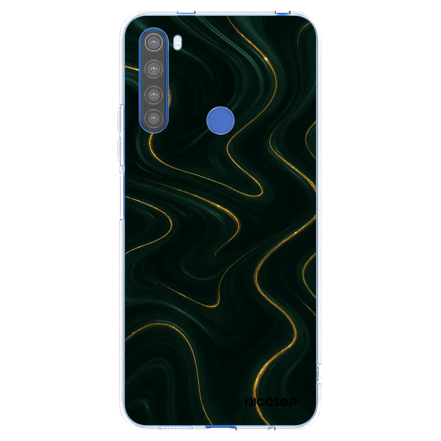 Picasee silikonowe przeźroczyste etui na Xiaomi Redmi Note 8T - Vawes
