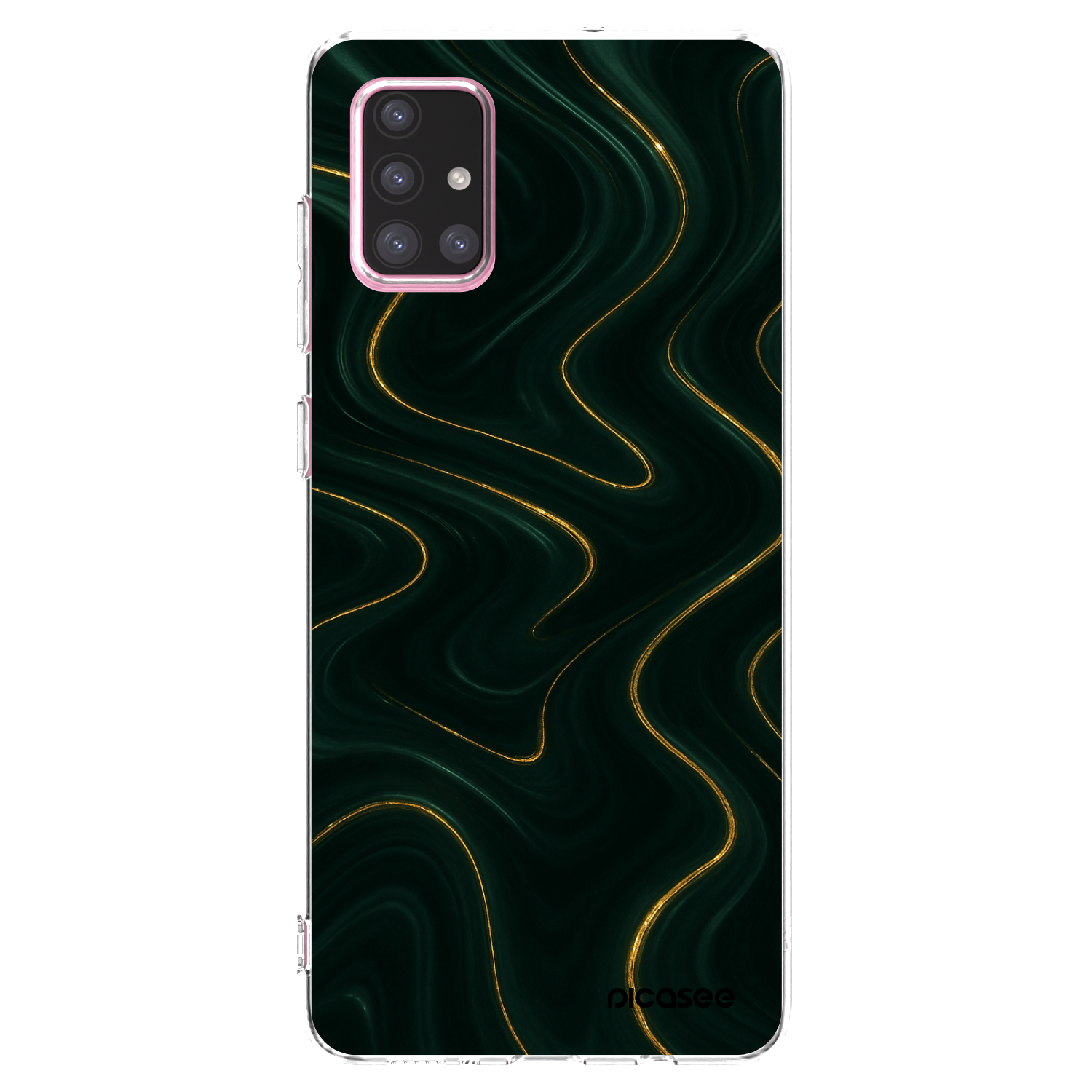 Picasee silikonowe przeźroczyste etui na Samsung Galaxy A71 A715F - Vawes