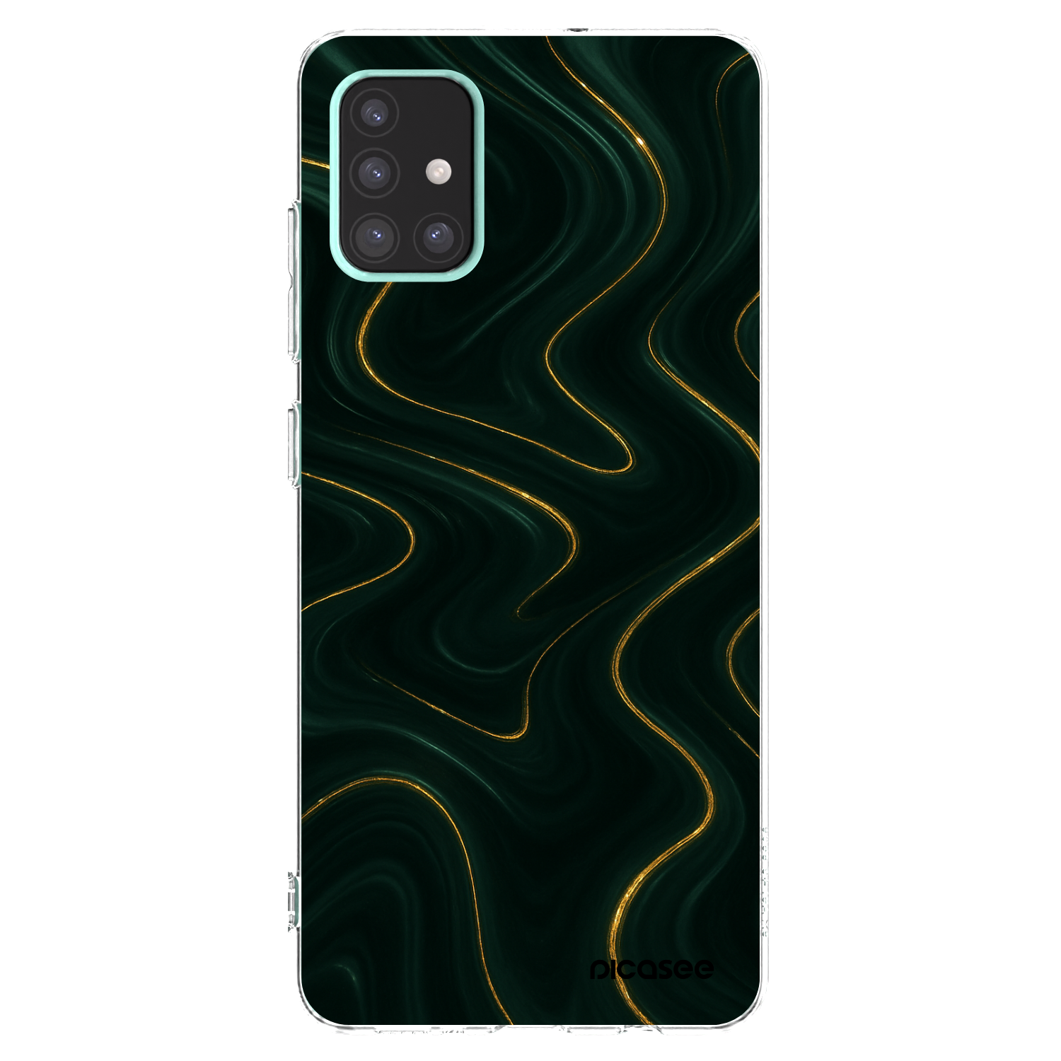 Picasee silikonowe przeźroczyste etui na Samsung Galaxy A51 A515F - Vawes