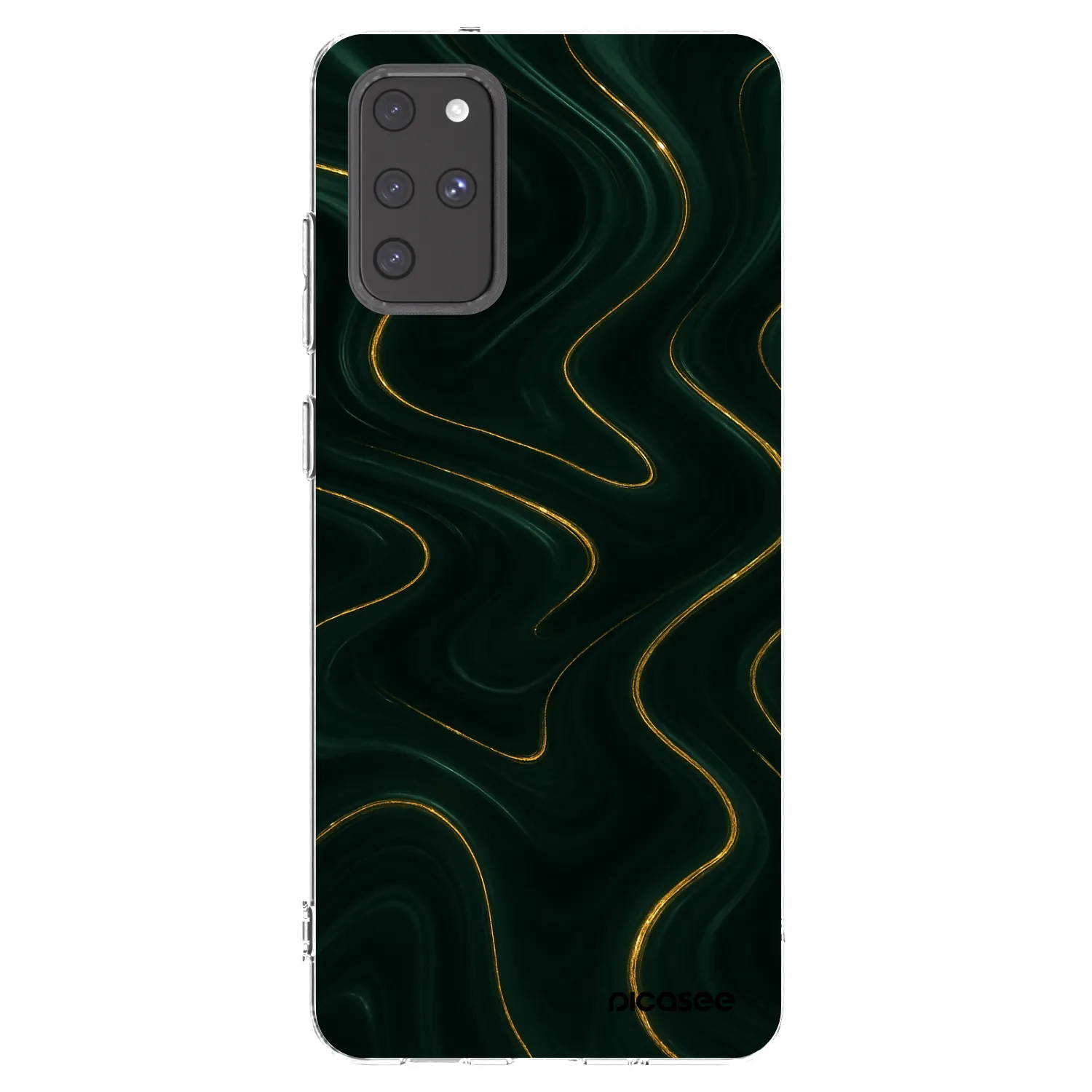 Picasee silikonowe przeźroczyste etui na Samsung Galaxy S20+ G985F - Vawes