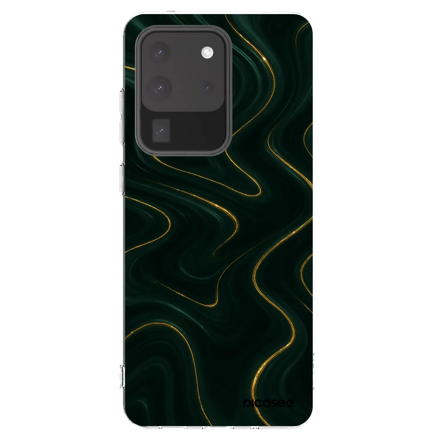 Picasee silikonowe przeźroczyste etui na Samsung Galaxy S20 Ultra 5G G988F - Vawes