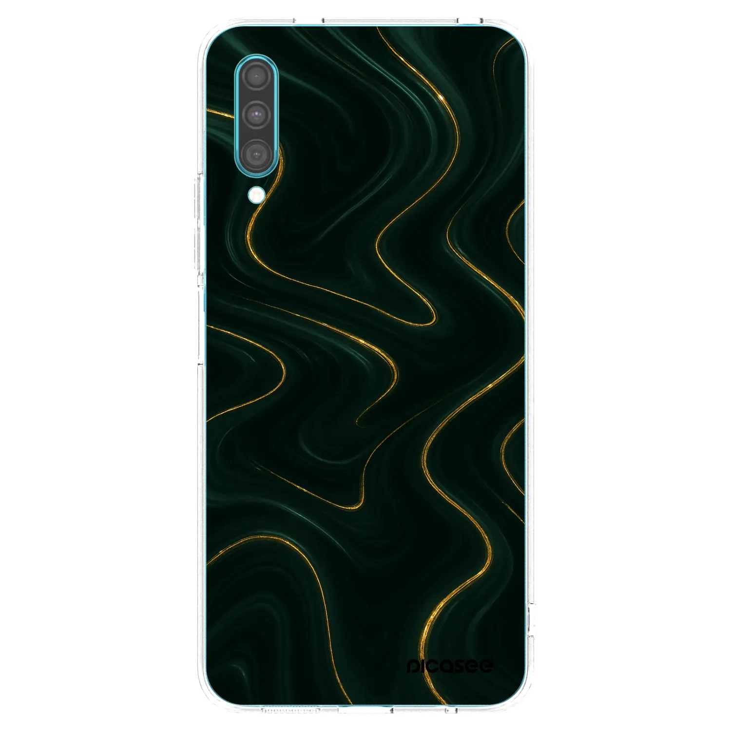 Picasee silikonowe przeźroczyste etui na Samsung Galaxy A30s A307F - Vawes