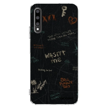 Picasee silikonowe przeźroczyste etui na Honor 9X Pro - CONFESSION