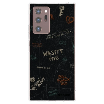 Picasee silikonowe przeźroczyste etui na Samsung Galaxy Note 20 Ultra - CONFESSION