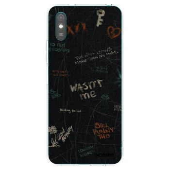 Picasee silikonowe przeźroczyste etui na Xiaomi Redmi 9A - CONFESSION