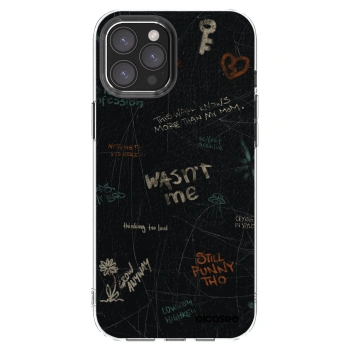 Picasee silikonowe przeźroczyste etui na Apple iPhone 12 Pro Max - CONFESSION