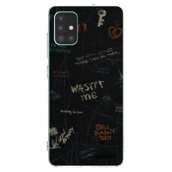 Picasee silikonowe przeźroczyste etui na Samsung Galaxy M51 M515F - CONFESSION