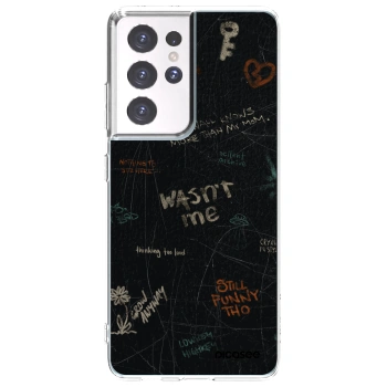Picasee silikonowe przeźroczyste etui na Samsung Galaxy S21 Ultra 5G G998B - CONFESSION