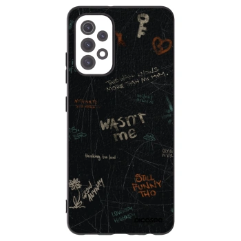 Picasee silikonowe czarne etui na Samsung Galaxy A32 5G A326B - CONFESSION