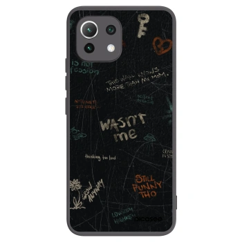 Picasee silikonowe czarne etui na Xiaomi Mi 11 Lite - CONFESSION