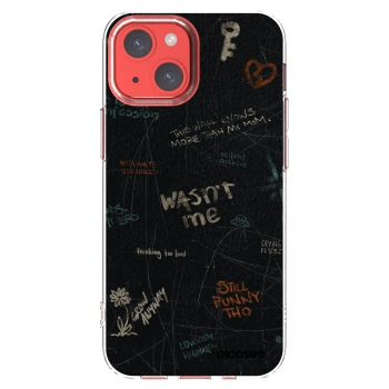 Picasee silikonowe przeźroczyste etui na Apple iPhone 13 mini - CONFESSION