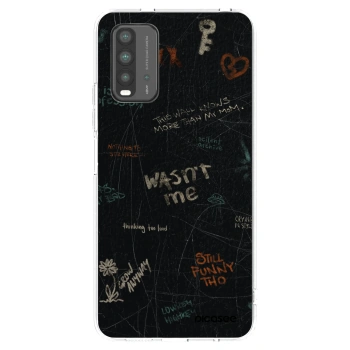 Picasee silikonowe przeźroczyste etui na Xiaomi Redmi 9T - CONFESSION
