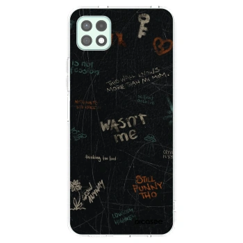 Picasee silikonowe przeźroczyste etui na Samsung Galaxy A22 A226B 5G - CONFESSION