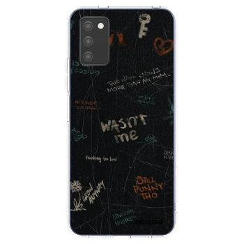 Picasee silikonowe przeźroczyste etui na Samsung Galaxy A02s A025G - CONFESSION