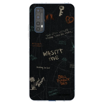 Picasee silikonowe przeźroczyste etui na Realme 7 - CONFESSION