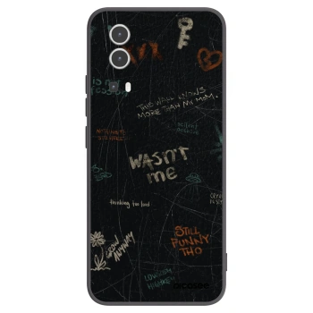 Picasee silikonowe czarne etui na Vivo Y72 5G - CONFESSION