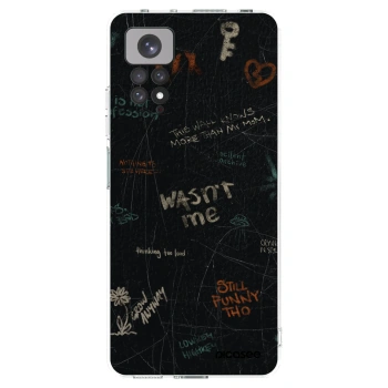 Picasee silikonowe przeźroczyste etui na Xiaomi Redmi Note 11S 4G - CONFESSION
