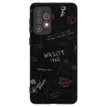 Picasee silikonowe czarne etui na Samsung Galaxy A33 5G A336 - CONFESSION