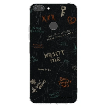 Picasee silikonowe przeźroczyste etui na Huawei P Smart - CONFESSION