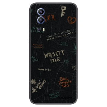 Picasee silikonowe czarne etui na Vivo Y52 5G - CONFESSION