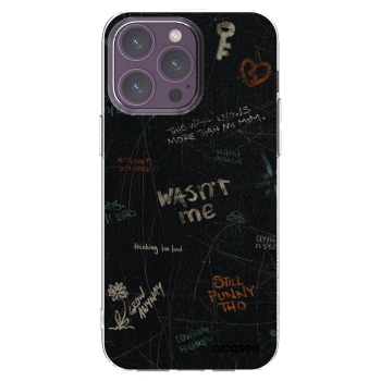 Picasee silikonowe przeźroczyste etui na Apple iPhone 14 Pro Max - CONFESSION