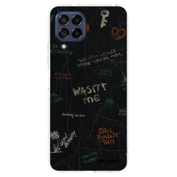 Picasee silikonowe przeźroczyste etui na Samsung Galaxy M53 5G - CONFESSION