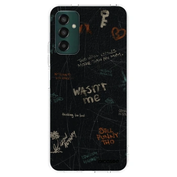 Picasee silikonowe przeźroczyste etui na Samsung Galaxy M13 M135F - CONFESSION