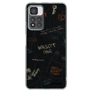 Picasee silikonowe przeźroczyste etui na Xiaomi Redmi Note 11 Pro+ 5G - CONFESSION
