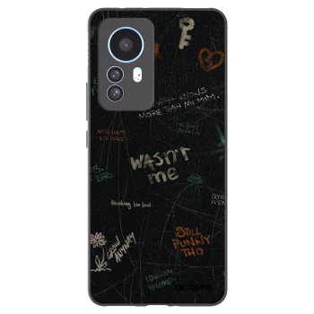 Picasee silikonowe czarne etui na Xiaomi 12T Pro - CONFESSION