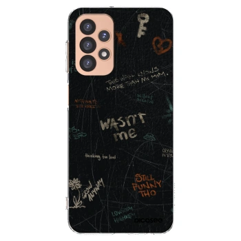 Picasee silikonowe przeźroczyste etui na Samsung Galaxy A23 A236B 5G - CONFESSION
