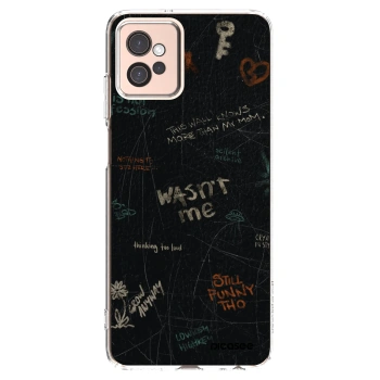Picasee silikonowe przeźroczyste etui na Motorola Moto G32 - CONFESSION