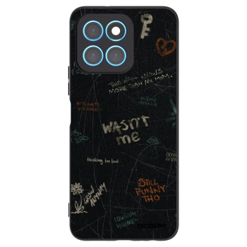 Picasee silikonowe czarne etui na Honor X6 - CONFESSION