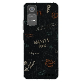 Picasee silikonowe przeźroczyste etui na Xiaomi Redmi Note 11S 5G - CONFESSION