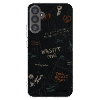 Picasee silikonowe przeźroczyste etui na Samsung Galaxy A34 5G A346B - CONFESSION