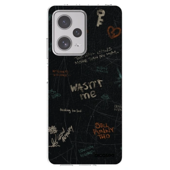 Picasee silikonowe przeźroczyste etui na Xiaomi Redmi Note 12 Pro+ 5G - CONFESSION