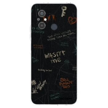 Picasee silikonowe przeźroczyste etui na Xiaomi Redmi 12C - CONFESSION