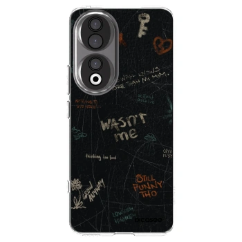 Picasee silikonowe przeźroczyste etui na Honor 90 5G - CONFESSION