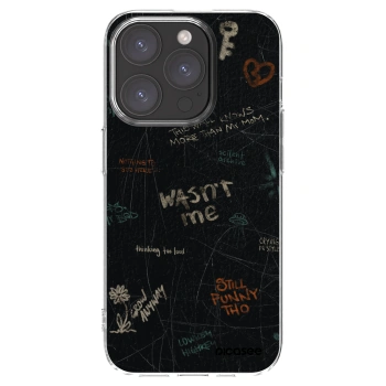 Picasee silikonowe przeźroczyste etui na Apple iPhone 15 Pro - CONFESSION