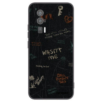 Picasee silikonowe czarne etui na Xiaomi Poco F5 Pro 5G - CONFESSION