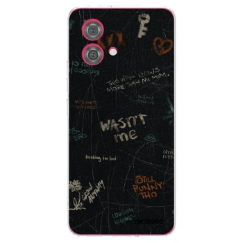 Picasee silikonowe przeźroczyste etui na Motorola Moto G84 5G - CONFESSION