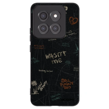 Picasee silikonowe czarne etui na Xiaomi 14 Pro - CONFESSION