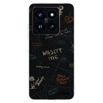 Picasee silikonowe przeźroczyste etui na Xiaomi 14 Pro - CONFESSION