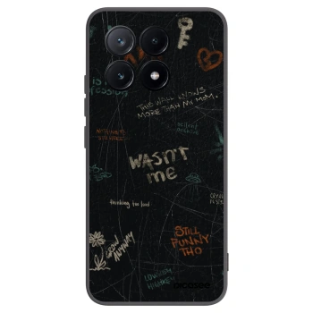 Picasee silikonowe czarne etui na Xiaomi Poco X6 Pro - CONFESSION