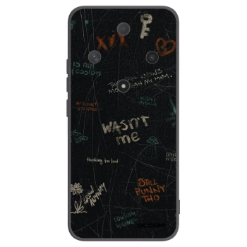 Picasee silikonowe czarne etui na Honor Magic6 Lite 5G - CONFESSION