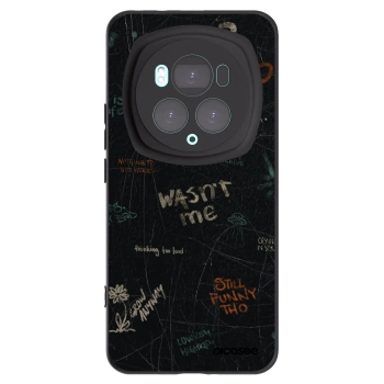 Picasee silikonowe czarne etui na Honor Magic6 Pro - CONFESSION